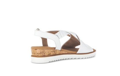 Gabor Comfort 82.751.50 White G Fit Slingback Sandals