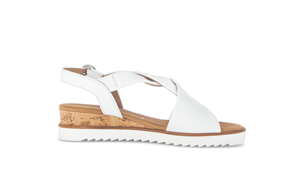Gabor Comfort 82.751.50 White G Fit Slingback Sandals