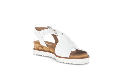 Gabor Comfort 82.751.50 White G Fit Slingback Sandals