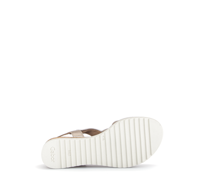 Gabor Comfort 82.751.82 Gold G Fit Slingback Sandals