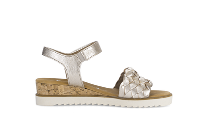 Gabor Comfort 82.759.89 Gold G Fit Slingback Sandals