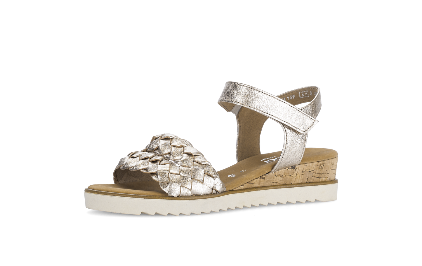 Gabor Comfort 82.759.89 Gold G Fit Slingback Sandals