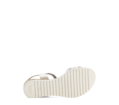 Gabor Comfort 82.759.89 Gold G Fit Slingback Sandals