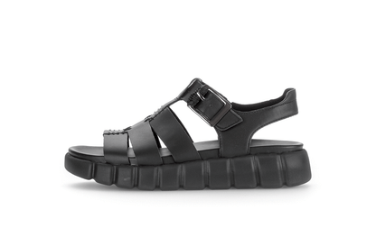 Gabor Comfort 82.894.57 Black G Fit Slingback Sandals