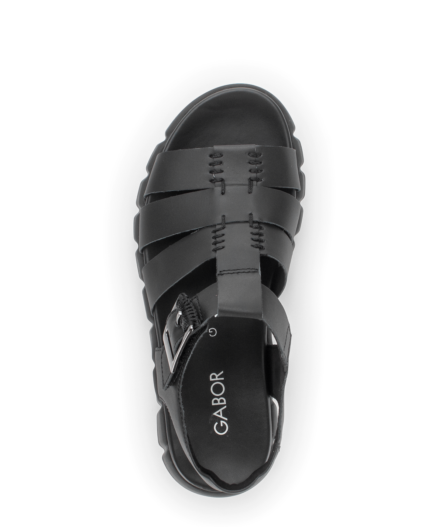 Gabor Comfort 82.894.57 Black G Fit Slingback Sandals
