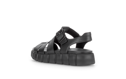 Gabor Comfort 82.894.57 Black G Fit Slingback Sandals