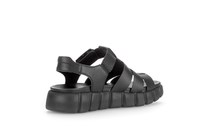 Gabor Comfort 82.894.57 Black G Fit Slingback Sandals