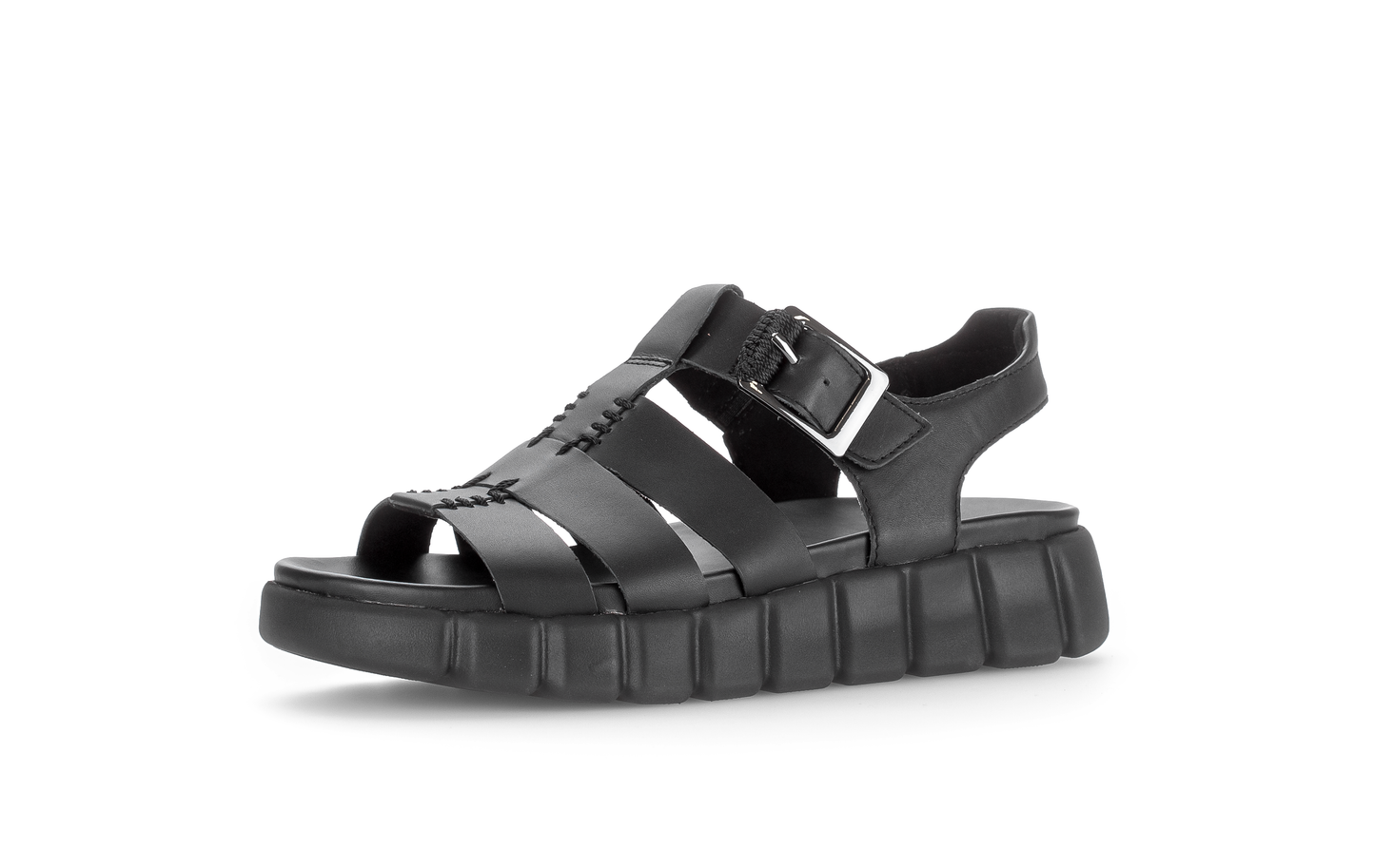 Gabor Comfort 82.894.57 Black G Fit Slingback Sandals