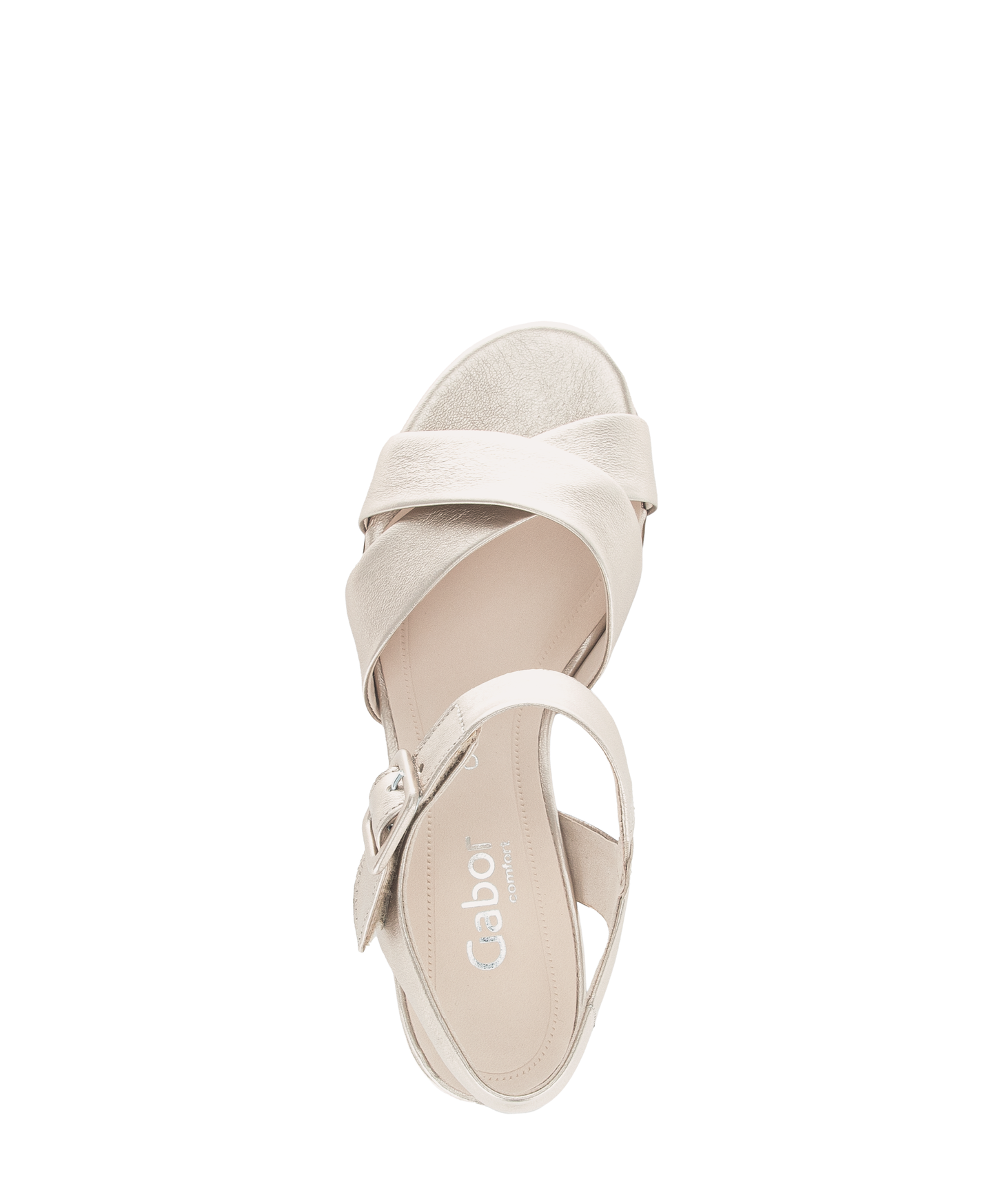 Gabor Comfort 82.913.82 Puder Gold Block Heels