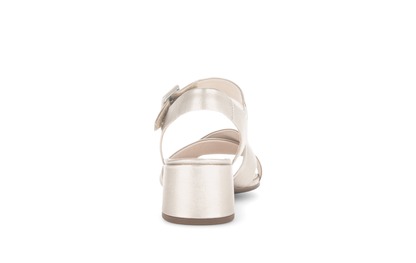 Gabor Comfort 82.913.82 Puder Gold Block Heels