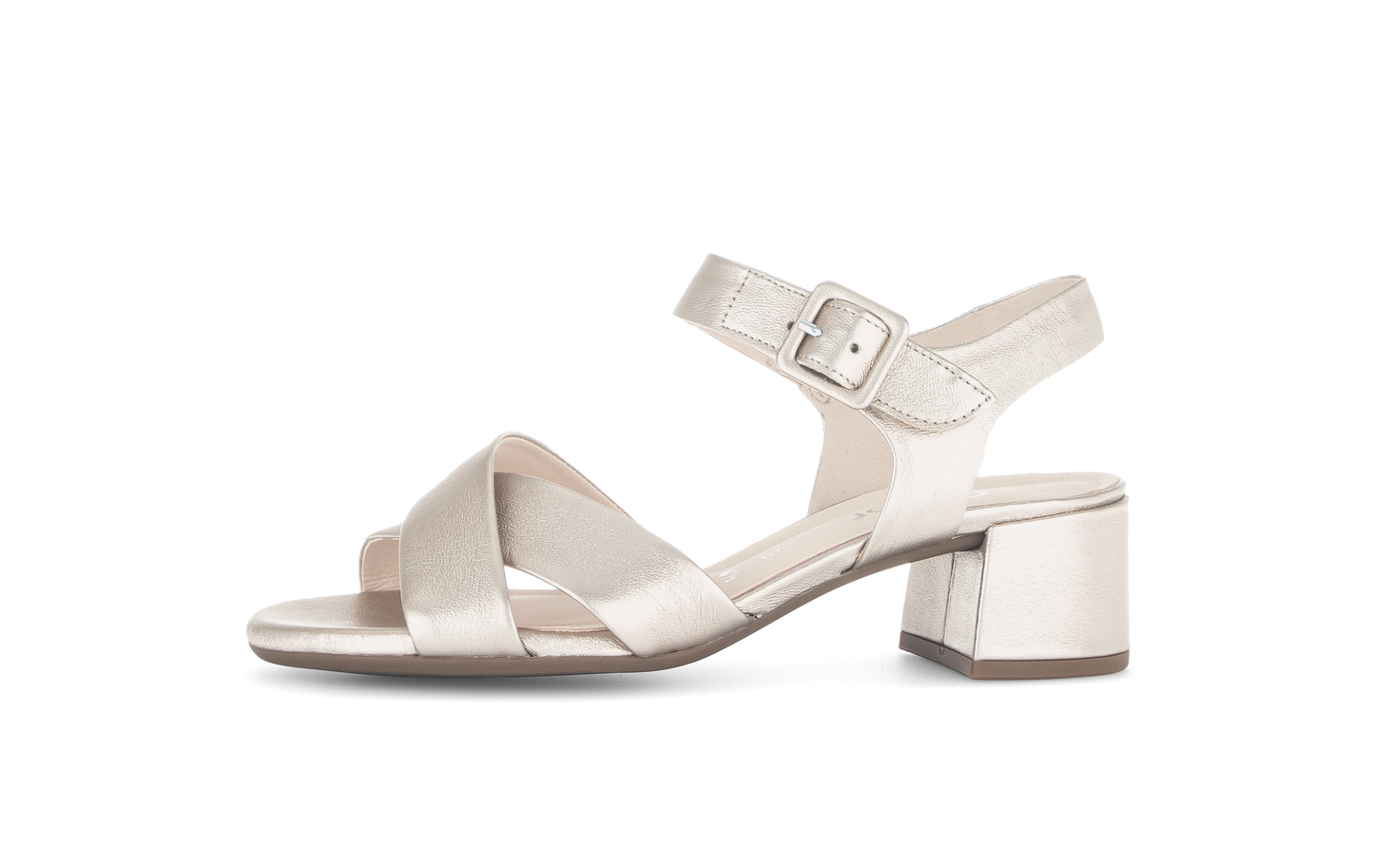 Gabor Comfort 82.913.82 Puder Gold Block Heels