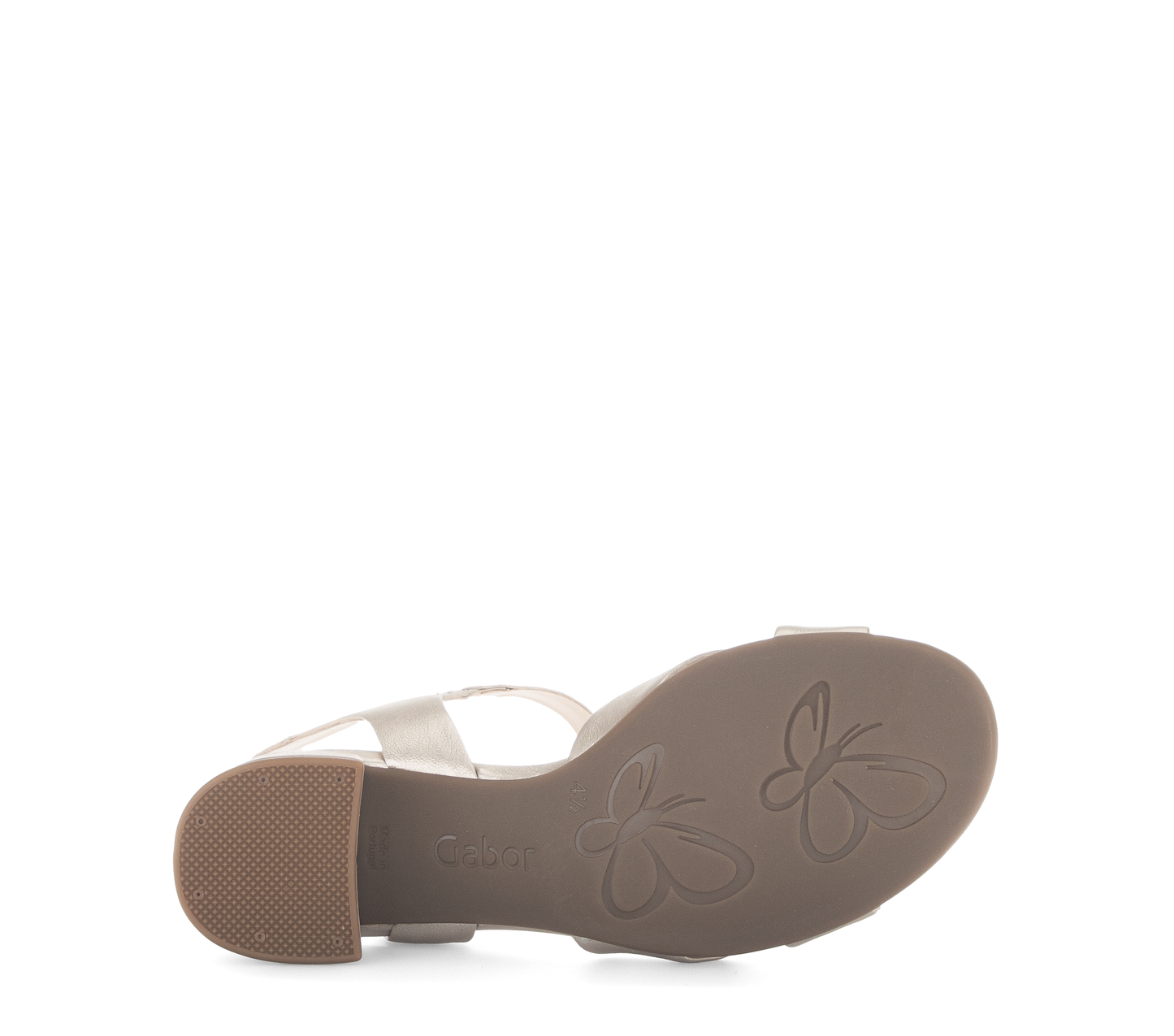 Gabor Comfort 82.913.82 Puder Gold Block Heels