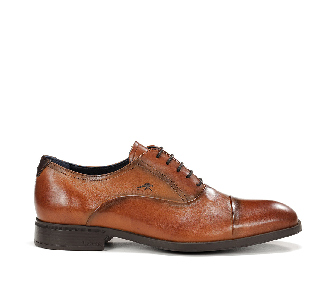 Fluchos F1837 Habana Cuero Tan Lace Shoes