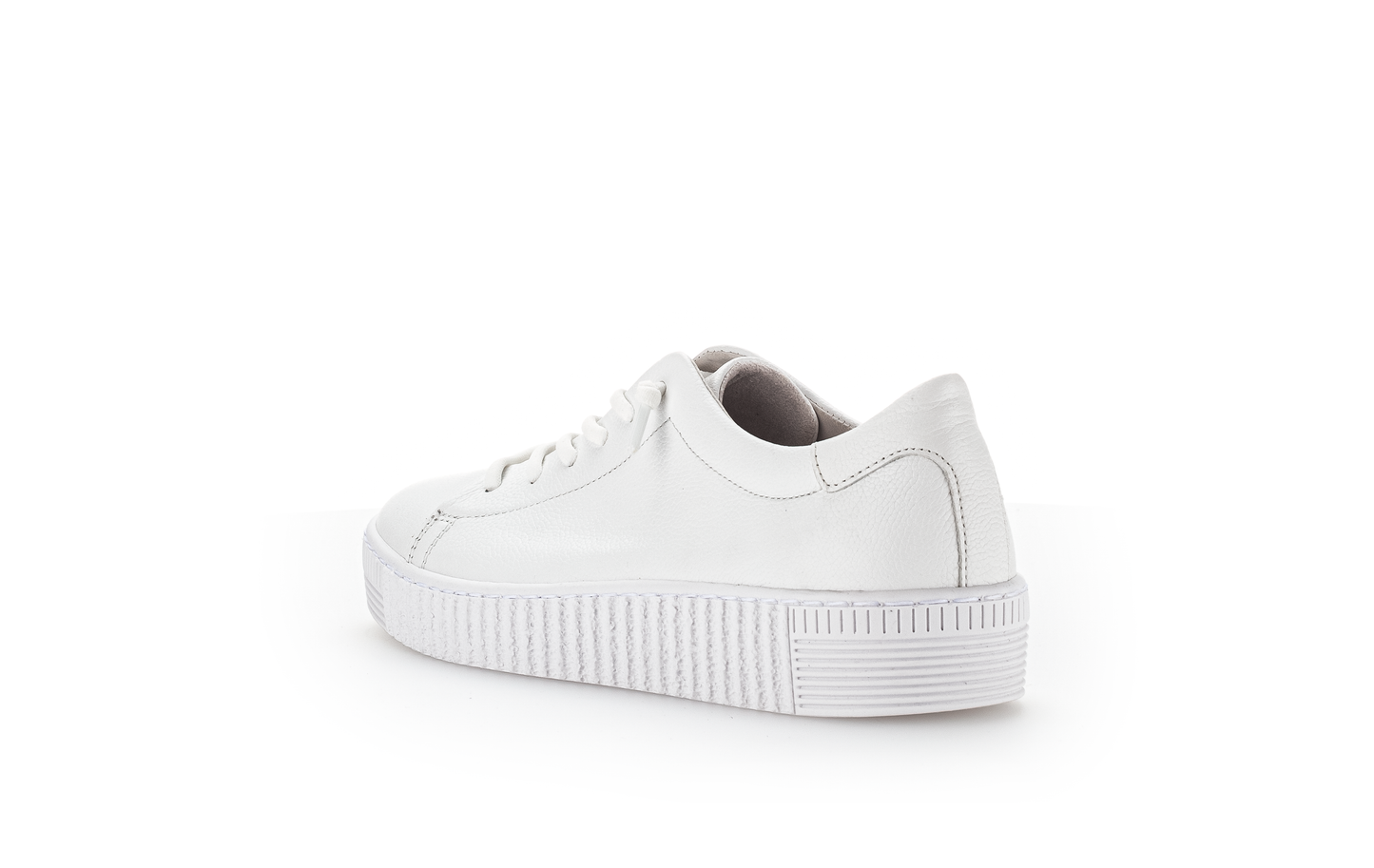 Gabor 83.331.21 White Elastic Lace F Fit Trainers