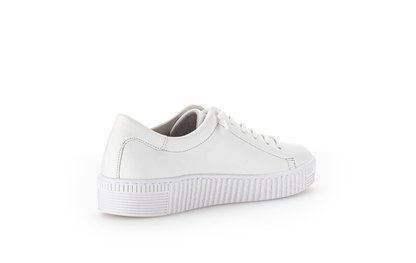 Gabor 83.331.21 White Elastic Lace F Fit Trainers