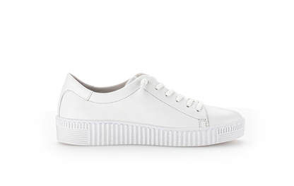 Gabor 83.331.21 White Elastic Lace F Fit Trainers