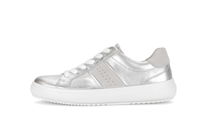 Gabor Comfort 83.360.11 Silver & White G Fit Trainers