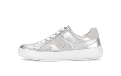 Gabor Comfort 83.360.11 Silver & White G Fit Trainers