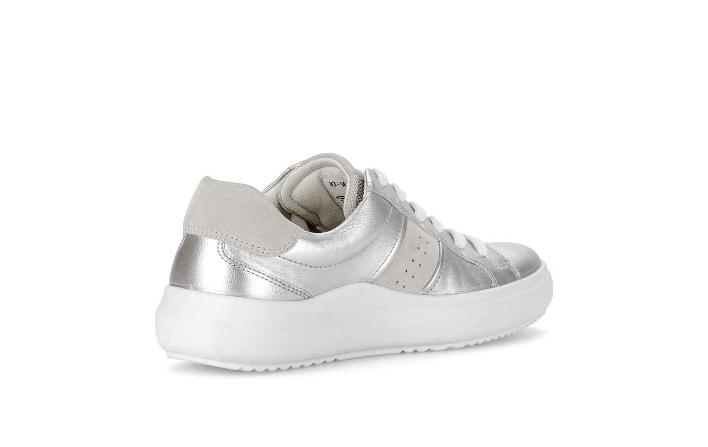 Gabor Comfort 83.360.11 Silver & White G Fit Trainers