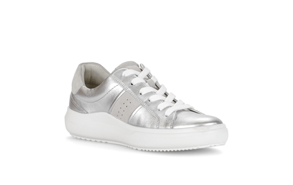 Gabor Comfort 83.360.11 Silver & White G Fit Trainers