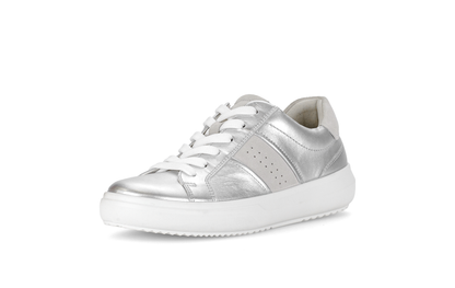 Gabor Comfort 83.360.11 Silver & White G Fit Trainers
