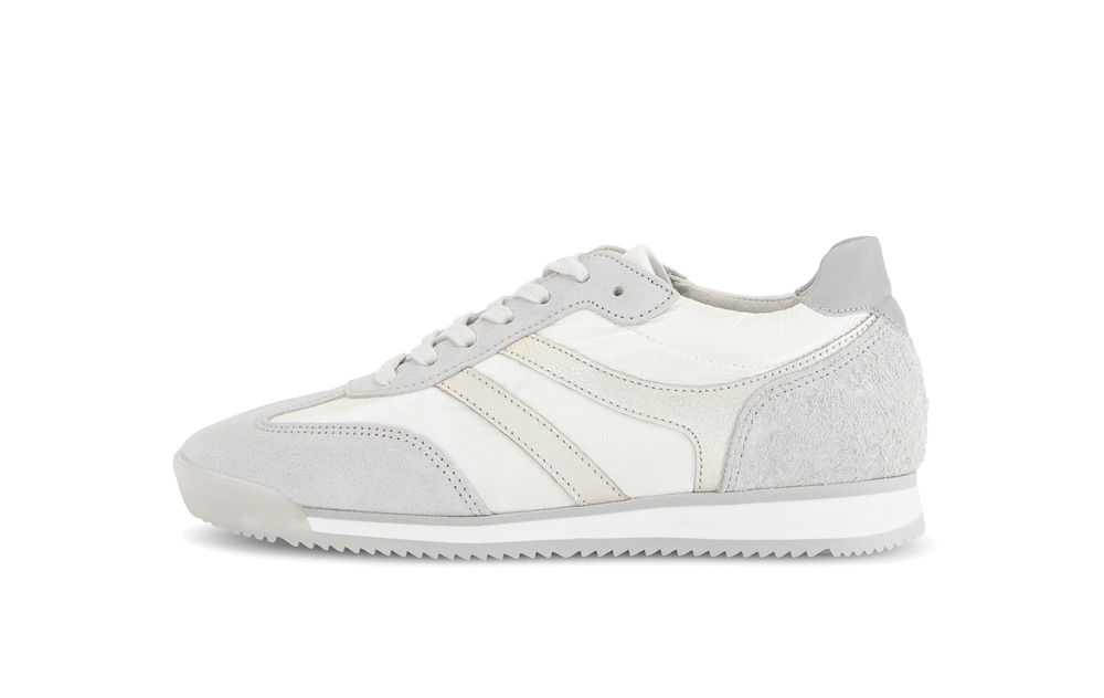 Gabor Comfort 83.430.11 White & Grey Combi G Fit Trainers