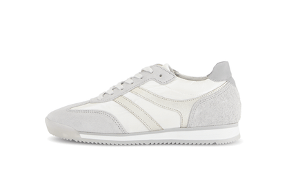 Gabor Comfort 83.430.11 White & Grey Combi G Fit Trainers