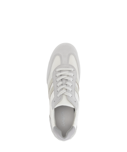 Gabor Comfort 83.430.11 White & Grey Combi G Fit Trainers