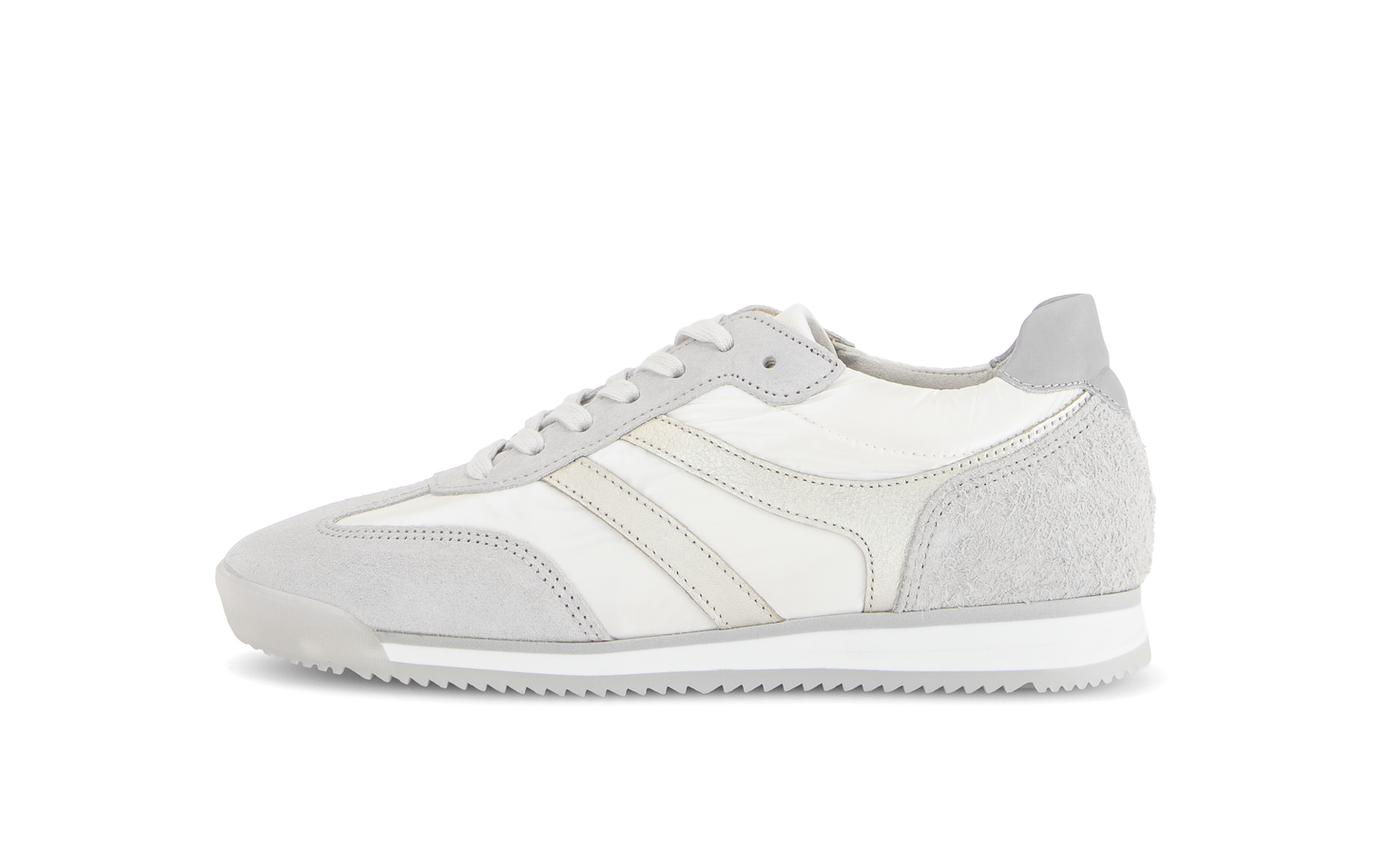Gabor Comfort 83.430.11 White & Grey Combi G Fit Trainers
