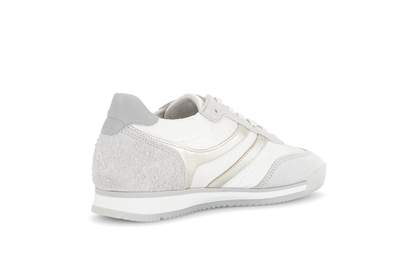 Gabor Comfort 83.430.11 White & Grey Combi G Fit Trainers