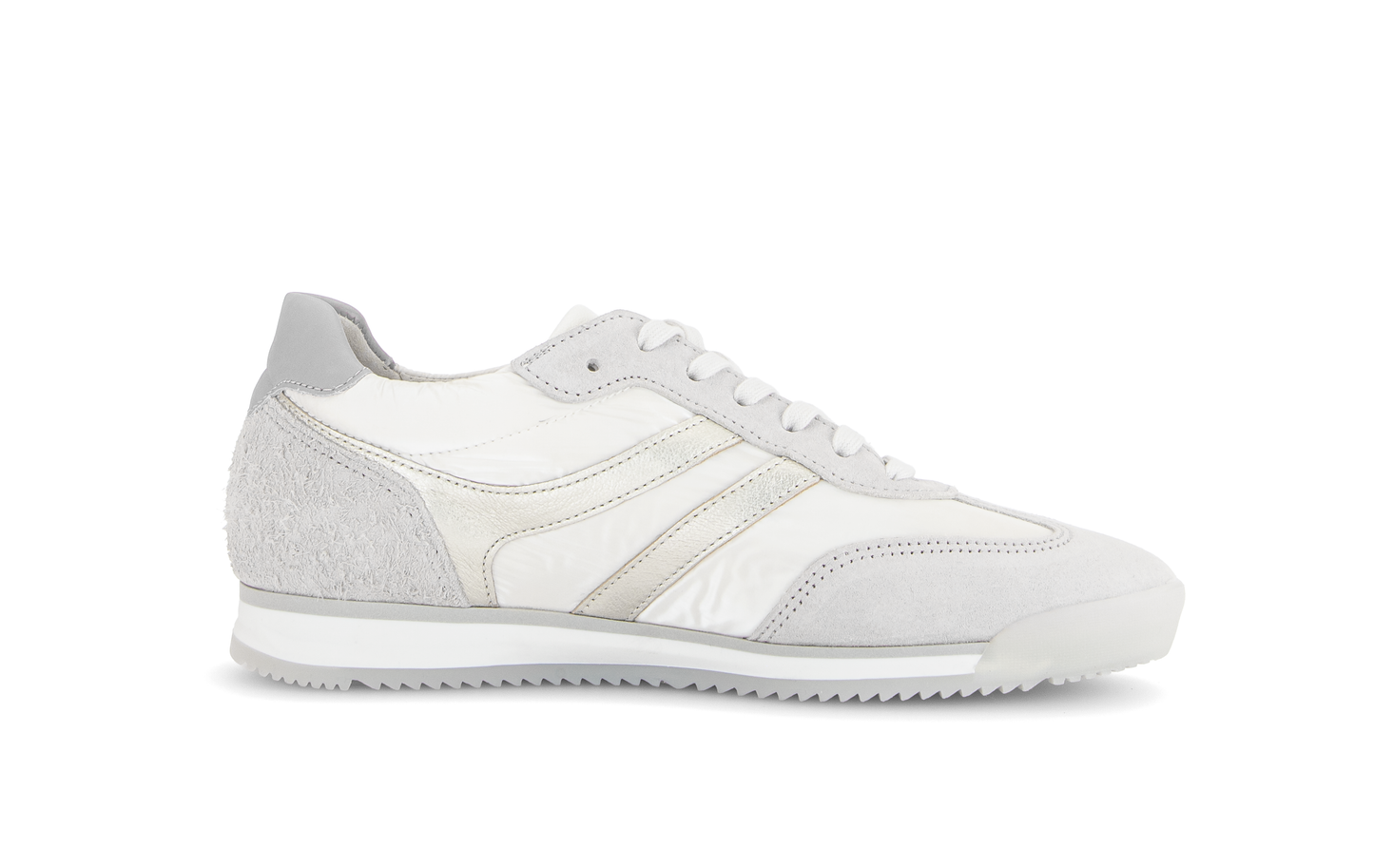 Gabor Comfort 83.430.11 White & Grey Combi G Fit Trainers