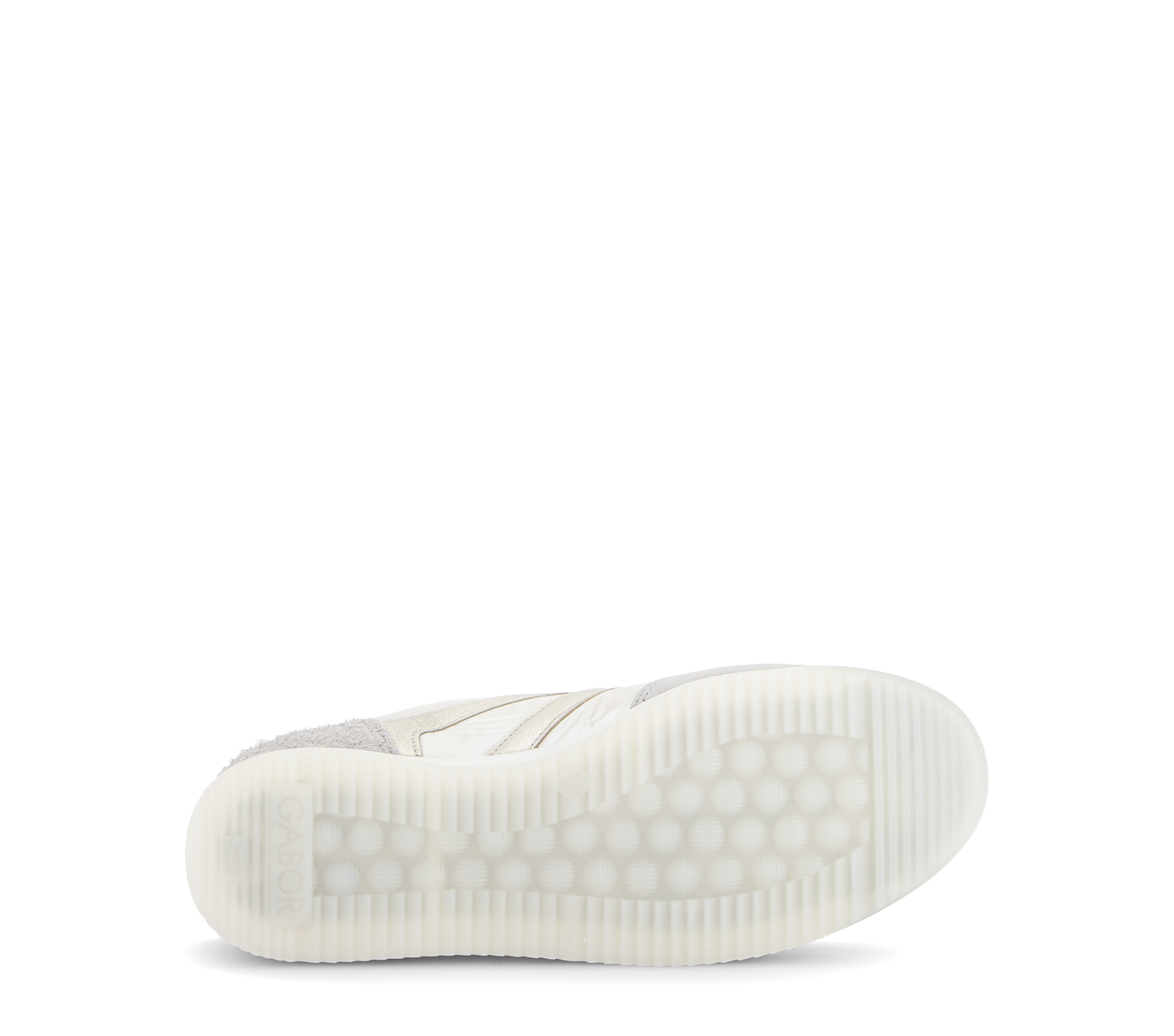 Gabor Comfort 83.430.11 White & Grey Combi G Fit Trainers
