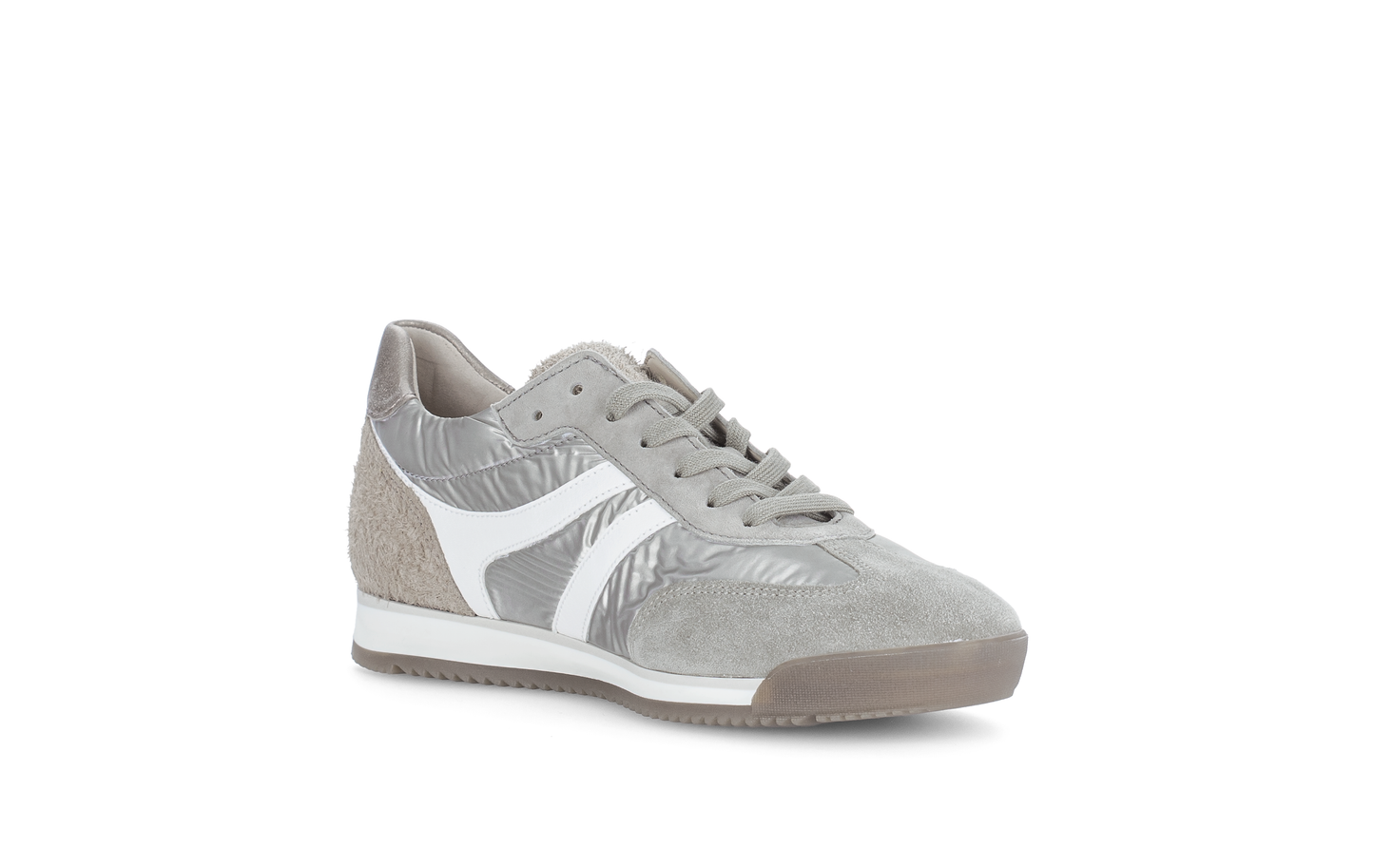 Gabor Comfort 83.430.19 Salvia Khaki Stone Heel Combi G Fit Trainers