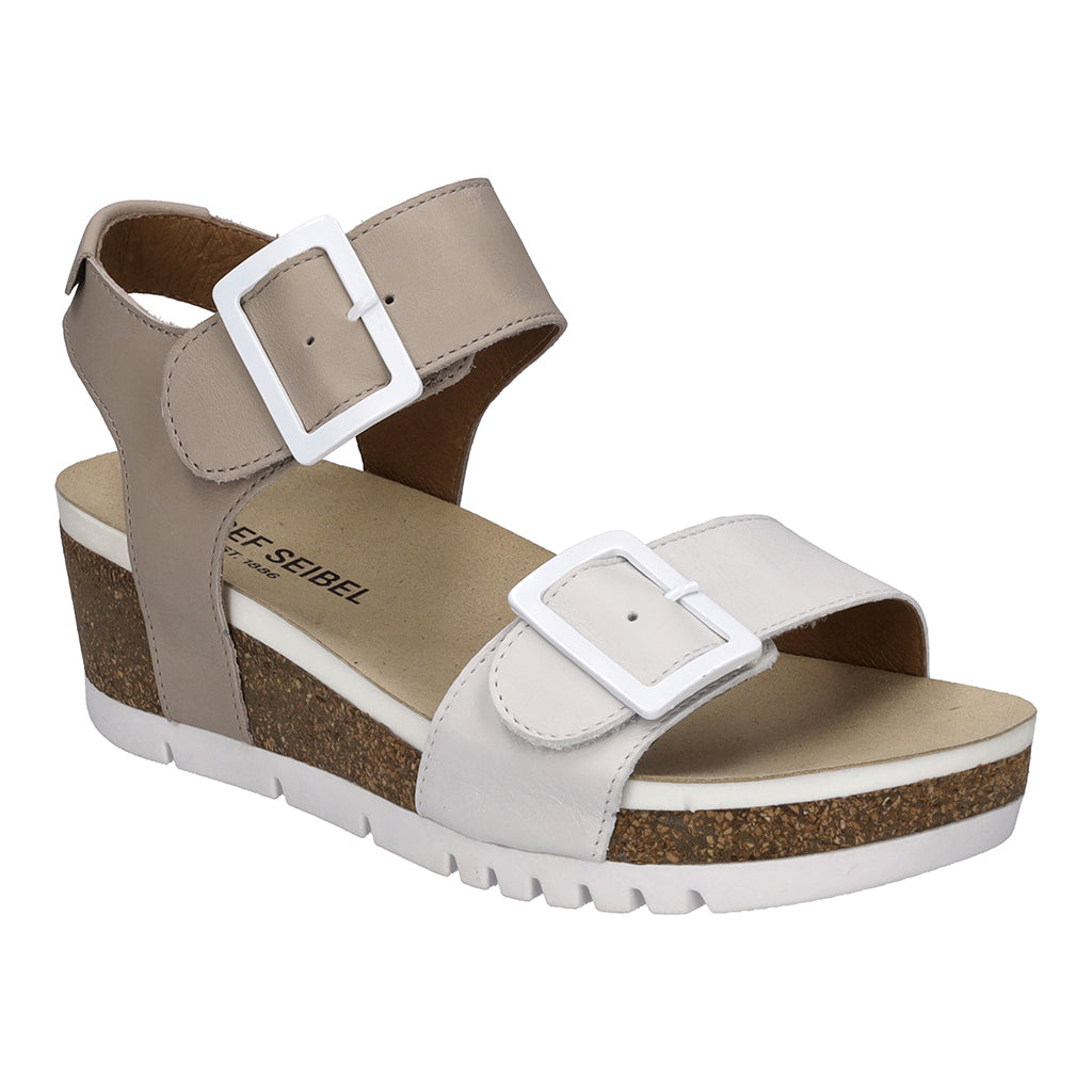 Josef Seibel 83502 509 011 Quinn 02 Beige Off White Combi Sandals