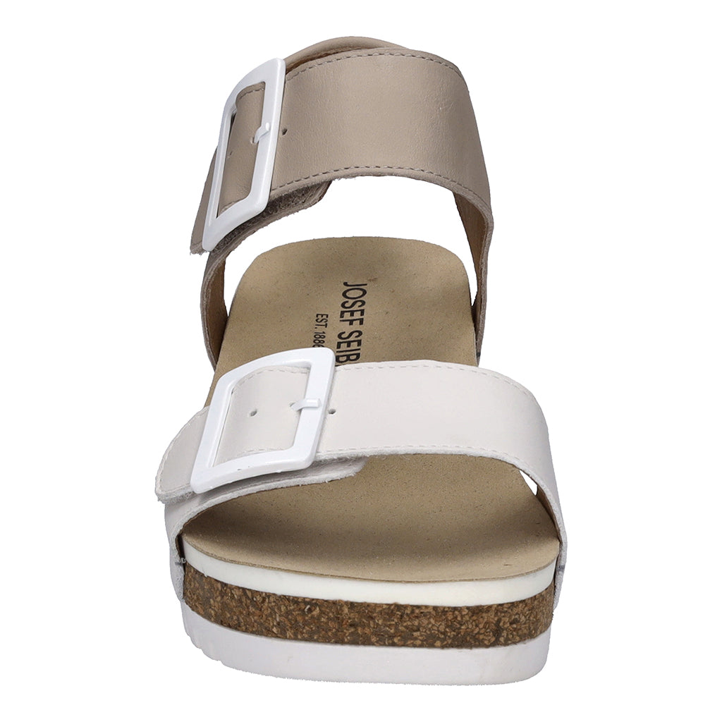 Josef Seibel 83502 509 011 Quinn 02 Beige Off White Combi Sandals