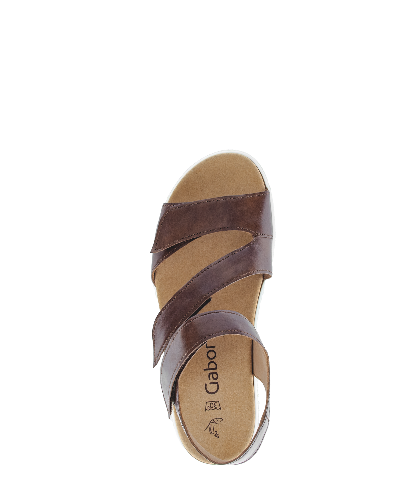 Gabor 83.600.24 Peanut Brown F Fit Slingback Sandals