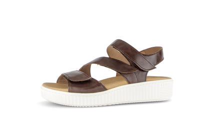 Gabor 83.600.24 Peanut Brown F Fit Slingback Sandals