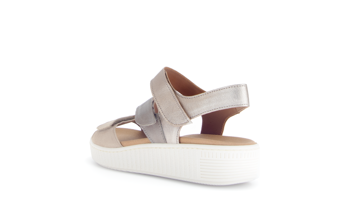 Gabor 83.600.32 Metallic Combi F Fit Slingback Sandals