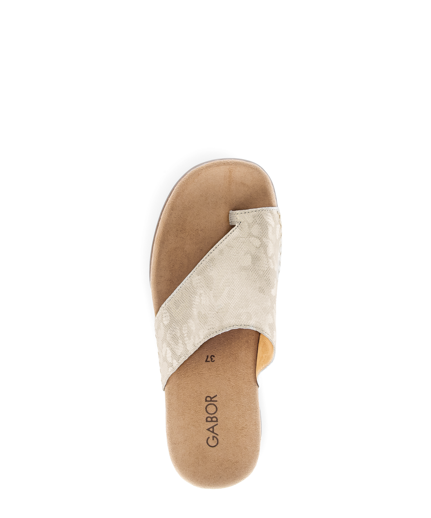 Gabor 83.700.60 Platino Gold Leo F Fit Sandals