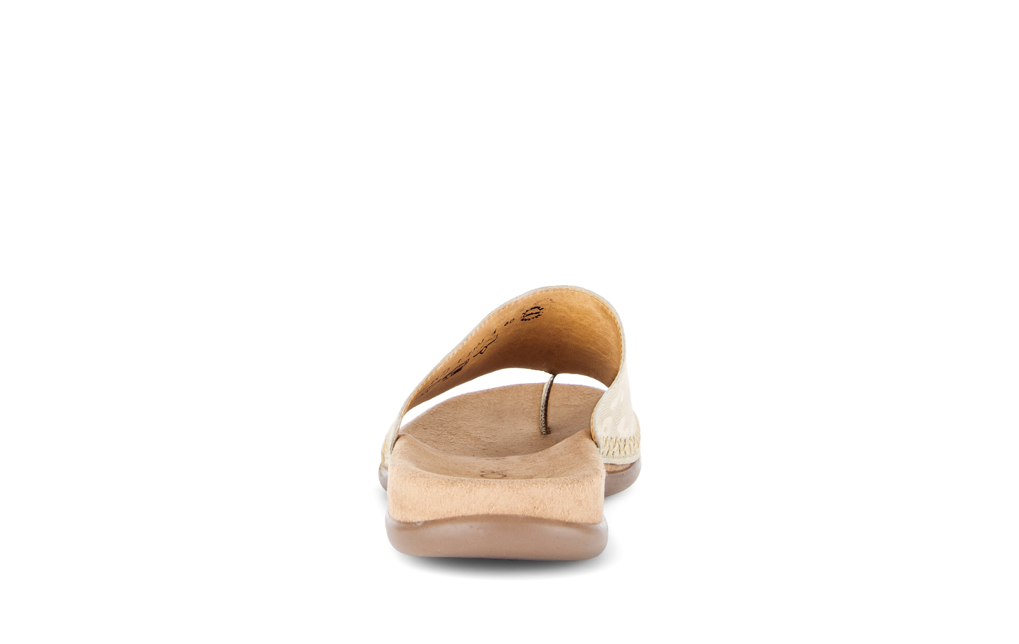Gabor 83.700.60 Platino Gold Leo F Fit Sandals
