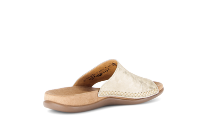 Gabor 83.700.60 Platino Gold Leo F Fit Sandals