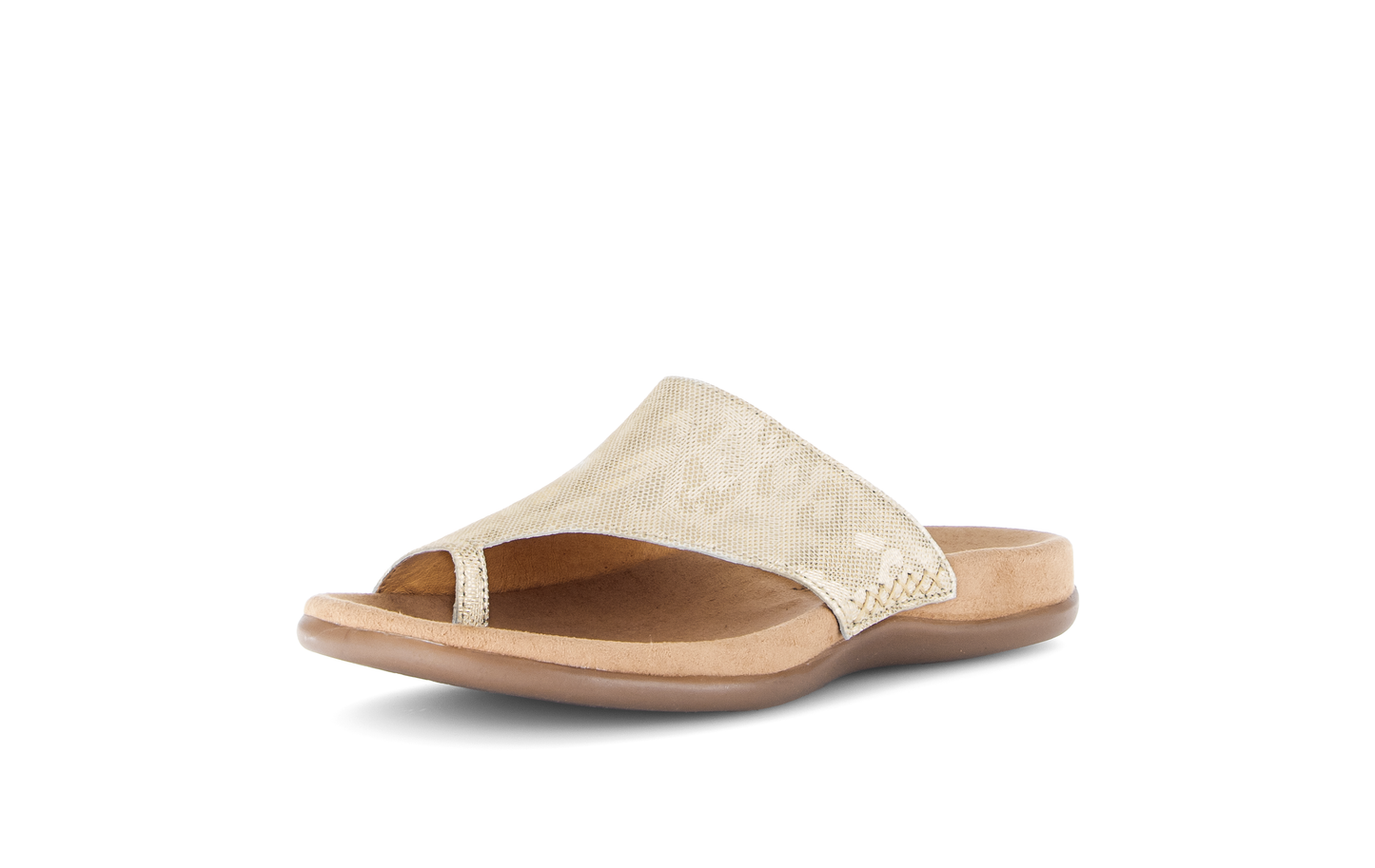 Gabor 83.700.60 Platino Gold Leo F Fit Sandals