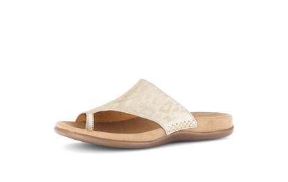 Gabor 83.700.60 Platino Gold Leo F Fit Sandals