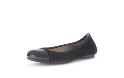 Gabor 84.126.17 Black Slip On Pumps