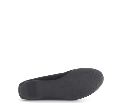 Gabor 84.126.17 Black Slip On Pumps