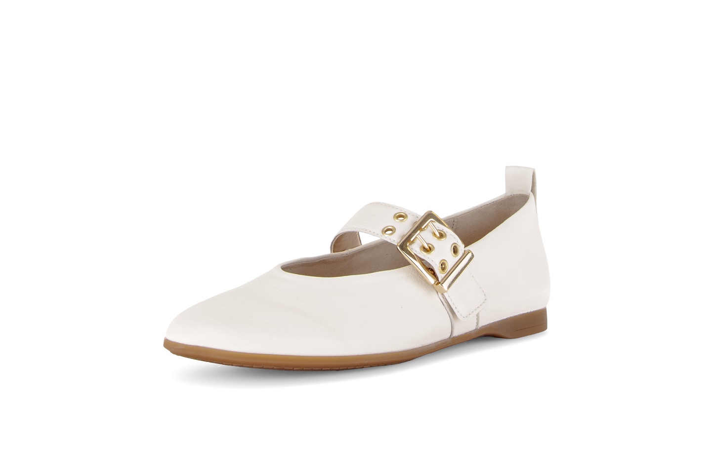 Gabor Comfort 84.152.21 Latte Cream G Fit Mary Jane Shoes