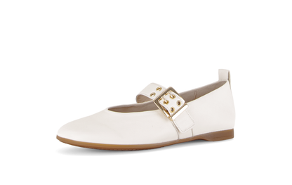 Gabor Comfort 84.152.21 Latte Cream G Fit Mary Jane Shoes