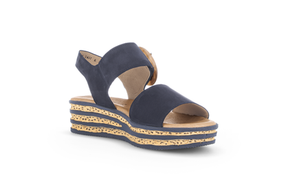 Gabor 84.550.16 Marine Navy F Fit Slingback Sandals