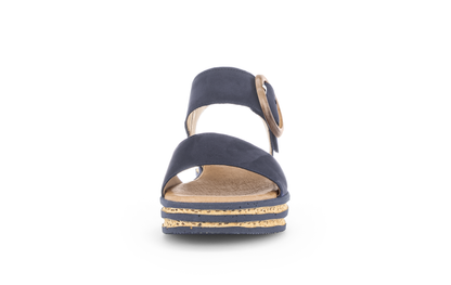 Gabor 84.550.16 Marine Navy F Fit Slingback Sandals