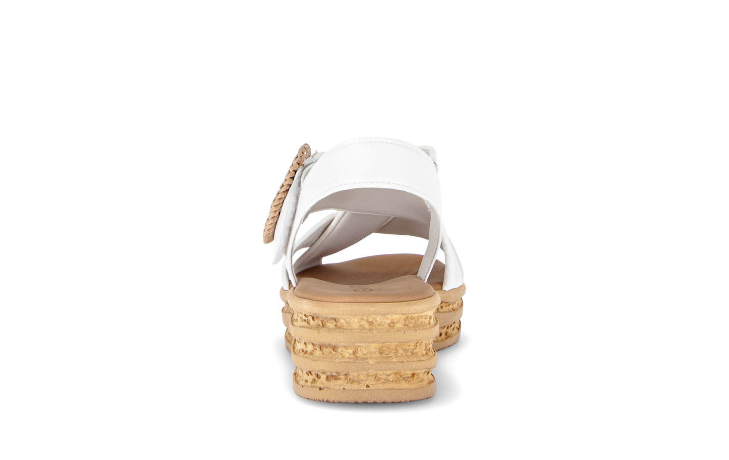 Gabor 84.556.20 Latte Cream F Fit Slingback Sandals